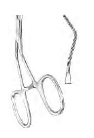 DE BAKEY-CASTANEDA TİTANYUM MİKRO VASKULER KLEMP  (C) 12 CM